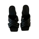 Abound  Women’s Black Block Heel Crossover Strap Heels Sandals Size 6.5 Photo 1