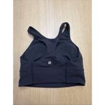 Lululemon  Energy High-Neck Longline Tough Bra size 6 Black XX1342 Photo 3
