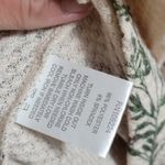 indigo. Soul cream floral waffle knit raglan tee size small Photo 6