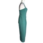 Gal Meets Glam Collection Jumpsuit Size 2 Teal Wide Leg Sleeveless Back Zipper Photo 7