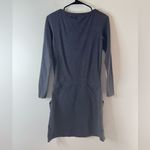 Merrell  Dress Marcy Wool Blend Long Sleeve Mini Gray Heather Pockets XS Photo 5