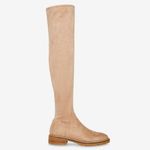 Steve Madden  Lizbeth Over The Knee Boots Size 10 Suede Block Heel Taupe Tan NEW Photo 1