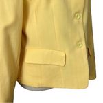 Pendleton  Vintage Blazer Wool Flap Pocket 2 Button Butter Yellow Women’s Size 12 Photo 9