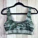 Victoria's Secret  PINK Ultimate Green Camo Sports Bra Photo 2
