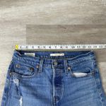 Levi's Levi’s Wedgie Raw Edge Hem Button Fly Jeans Size 26 medium dark wash Photo 1