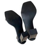 Pretty Little Thing Black Square Toe High Block Heel Photo 4