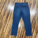 Madewell The High Rise Slim Boy Jean Women's Blue Denim Frayed Hem Size 30T Photo 10