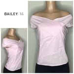 New. Bailey 44 pink Off-the-Shoulder Top. Size small. Photo 8