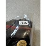 Vintage Y2K Lauren Michelle Cardigan Sweater Womens M Red Black Faux Fur Sparkle Size M Photo 12