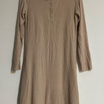 Kindred Bravely Riley Ribbed Bamboo Maternity & Nursing Nightgown Size Small Pink Photo 0