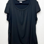 Worthington Black Top Womens 3X Office Career Business Dressy Workwear Stretch Photo 0