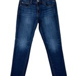 American Eagle  Boyfriend Jeans Womens 2 Dark Wash Rigid High Rise Straight 90s Photo 0