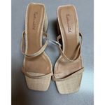 Splendid  Kharis Raffia Block Heel Sandals - Size 11 Photo 3