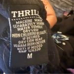 Thrill Jeans Black Distressed Denim Jacket Size M Photo 5