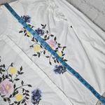 Sanctuary  Danni White Embroidered Floral Button‎ Front Blouse Top Size M Photo 7