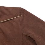 Patagonia Brown Womens Large FullZip Hoodie Sweater Jacket Pocket Organic Cotton Photo 11
