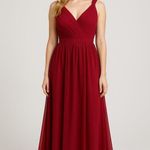 Azazie ‎ red bridesmaid dress, custom size Photo 0