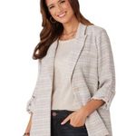 Democracy Birch Multi Long Button
Cuff Angled Welt Pocket Single Breasted Blazer Photo 0