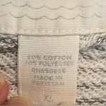 Blue 84 Key Largo Women's Nautical Fishermen Striped Gray Hoodie Sweatshirt Photo 5