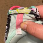 Victoria's Secret  Black‎ Floral Neon Multicolor Bikini Top Size 34C Photo 2