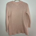 Lou & grey  light pink waffle sweater Alpaca Blend size medium Photo 5