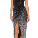LPA Black & Silver Sequin Dress Photo 0
