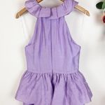 Elliatt NWT Purity Peplum Maxi Dress in Lilac Purple Size Small Photo 6