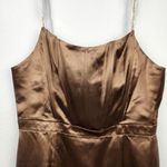 Retrofête Retrofete Easton Mini Dress in Cognac Brown Size XL NWT Chain Straps Sleeveless Photo 4