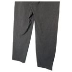 ZARA Pants Womens 4 Pleated Slacks Slash Pocket Stretch Waist Band Career Gray Photo 5