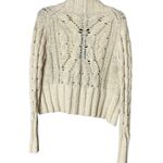 Free People Cream Textured Knit Shrug Photo 1