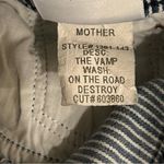 Mother The Vamp on the road destroy skinny jeans, pinstripes, distressed, sz 28 Blue Photo 14
