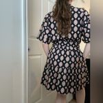 NICHOLAS Salma Dress in Casablanca Tile‎ Print Multi Size 10 Black Photo 3