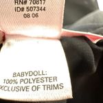 Victoria's Secret  Very Sexy Babydoll Lingerie Dress Floral Lace Mesh Black Small Photo 3