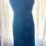 My Michelle  Navy Blue Dress With Lace Butterfly Overlay Photo 0