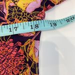 LuLaRoe Julia Floral Knee Length Knit Dress Mid Length Sleeves EUC Sz M Stretch Photo 6