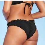 Shade & Shore Women's Ruffle Extra Cheeky Bikini Bottom - ™ Black Photo 1