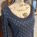 Old Navy  Blue Geometric Print Lounge Top (M) Photo 1