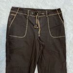 Eddie Bauer Wide Leg Cargo Style Pants Women’s Sz 14 Brown Photo 2