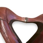 Biviel Brown Leather Mary Jane Slip On Kitten Heels‎ Sz 8 Photo 9