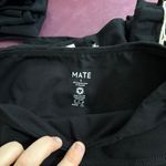 Mate the Label  ORGANIC STRETCH BIKER SHORTS Black SMALL COTTON SPANDEX WORKOUT Photo 5