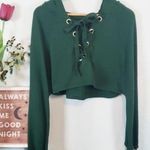 Essue COPY - green cropped hoodie sweatshirtš± Photo 0