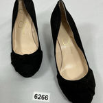 Jessica Simpson Womans Sienna Slipon Wedge Pumps 8 M Knotted Black Photo 0