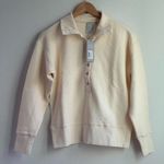 Negative Underwear Waffle Knit Pullover in Cream, Size X Photo 4