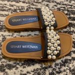Stuart Weitzman  Goldie Imitation Pearl Slide Photo 1