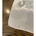 Liz Claiborne Scarf Silk Soft Green Floral Rose Design 17x 56" Vintage EUC Photo 8