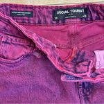 Hollister Social Tourist x  Ultra High Rise Baggy Overdye Pink Jeans Denim Photo 3