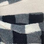 Sonoma  | Black & White Buffalo Check Plaid Open-Front Teddy Jacket  | Large Photo 4