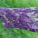 UBU Peck Your Personality Reversible Metallic Purple Zip Up Jacket Photo 8