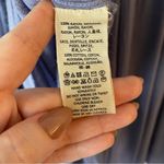 Free People  Katie Bird Periwinkle Blue Crochet Gauze Button Down Shirt Top S Photo 7