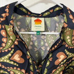 Farm Rio Black Martina Scarf Maxi Chemise Dress Photo 3